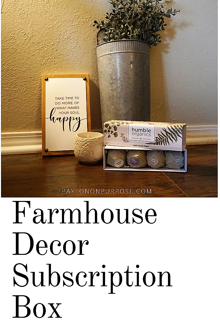 The Best Farmhouse Decor Subscription Box - Payton on Purpose